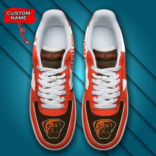 Cleveland Browns NFL Air Low-Top Sneakers Shoes For Men And Women - Image 4