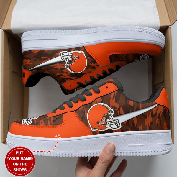 Cleveland Browns NFL Air Low-Top Sneakers Shoes For Men And Women