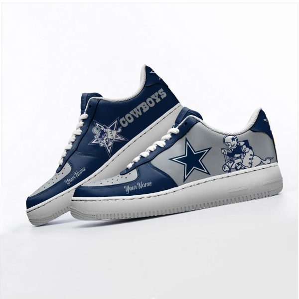 Dallas Cowboys NFL Air Low-Top Sneakers Shoes For Men And Women - Image 2