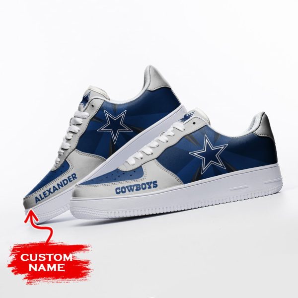 Dallas Cowboys NFL Air Low-Top Sneakers Shoes For Men And Women - Image 3