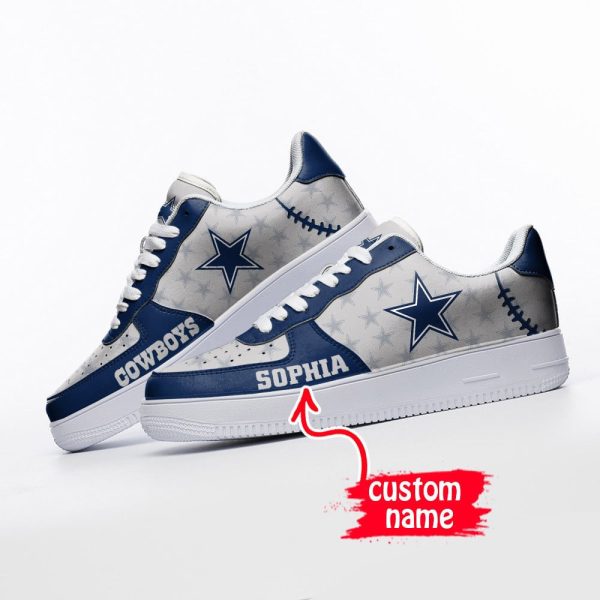 Dallas Cowboys NFL Air Low-Top Sneakers Shoes For Men And Women - Image 3