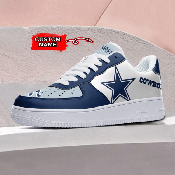 Dallas Cowboys NFL Air Low-Top Sneakers Shoes For Men And Women - Image 2