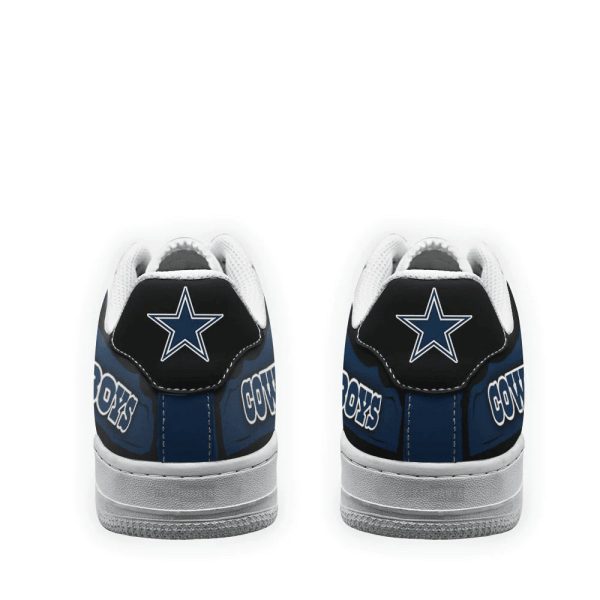 Dallas Cowboys NFL Air Low-Top Sneakers Shoes For Men And Women - Image 3