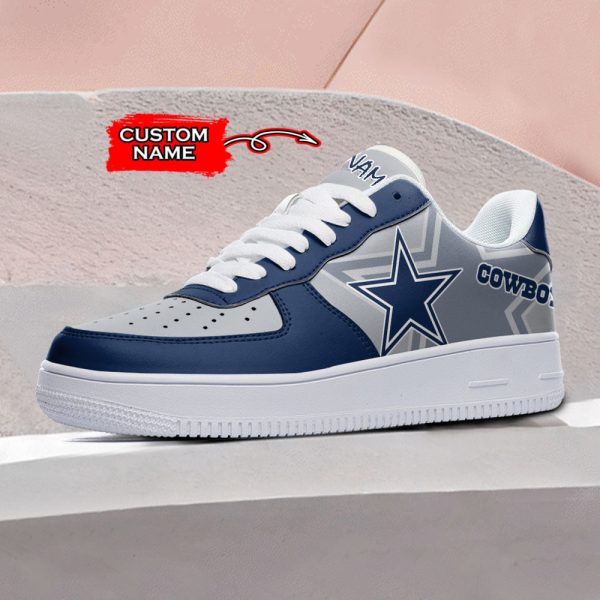 Dallas Cowboys NFL Air Low-Top Sneakers Shoes For Men And Women - Image 2
