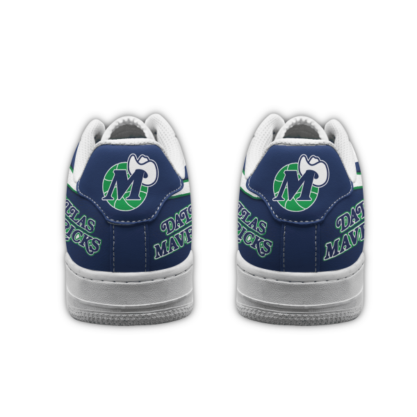 Dallas Mavericks Air Low-Top Sneakers Shoes For Men And Women - Image 2