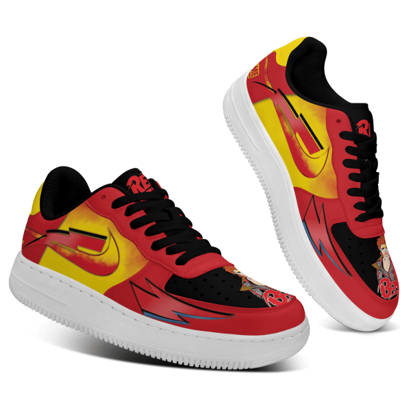 David Bowie Air Low-Top Sneakers Shoes For Men And Women - Image 3