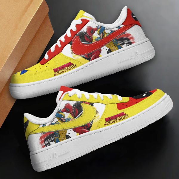 Deadpool And Wolverine Air Low-Top Sneakers Shoes For Men And Women - Image 2