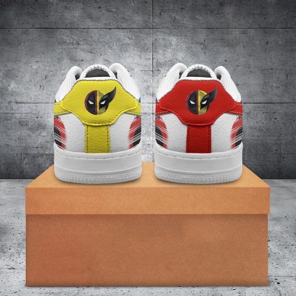 Deadpool And Wolverine Air Low-Top Sneakers Shoes For Men And Women - Image 3