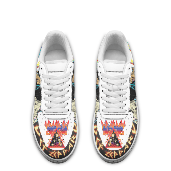 Def Leppard Air Low-Top Sneakers Shoes For Men And Women - Image 2