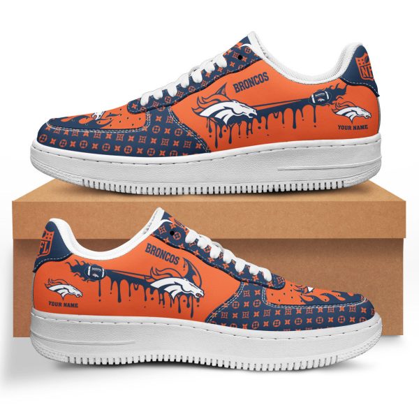 Denver Broncos NFL Air Low-Top Sneakers Shoes For Men And Women