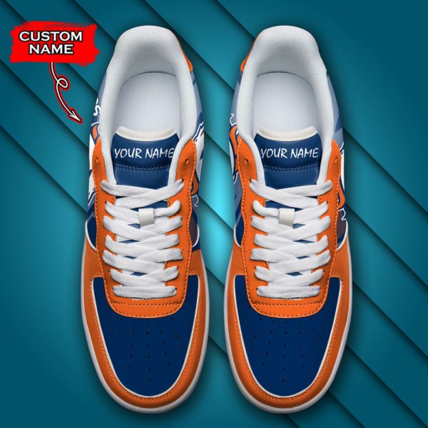 Denver Broncos NFL Air Low-Top Sneakers Shoes For Men And Women - Image 4