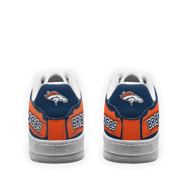 Denver Broncos NFL Air Low-Top Sneakers Shoes For Men And Women - Image 3