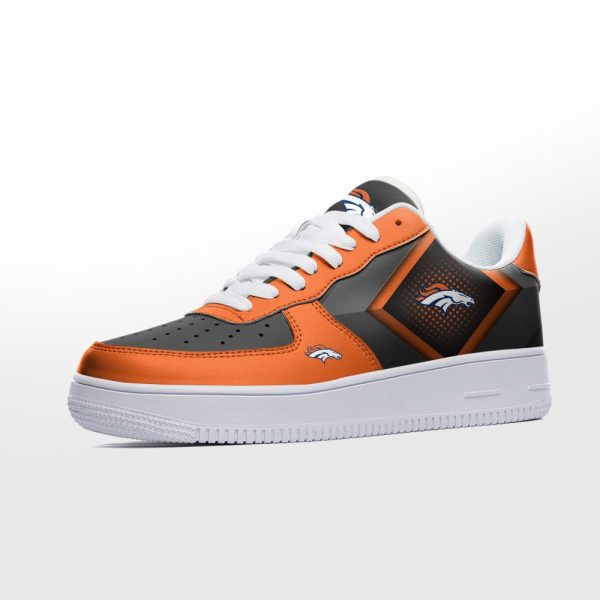 Denver Broncos NFL Air Low-Top Sneakers Shoes For Men And Women - Image 2