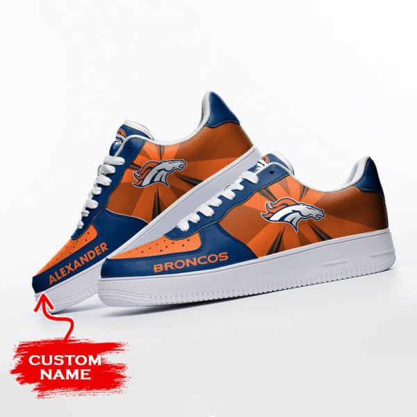 Denver Broncos NFL Air Low-Top Sneakers Shoes For Men And Women - Image 3