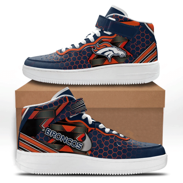 Denver Broncos NFL Air Low-Top Sneakers Shoes For Men And Women - Image 2