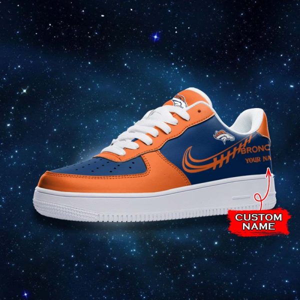 Denver Broncos NFL Air Low-Top Sneakers Shoes For Men And Women - Image 2