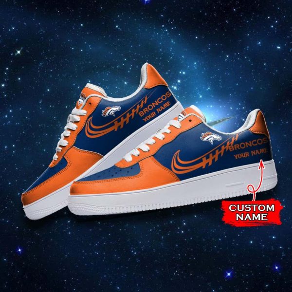 Denver Broncos NFL Air Low-Top Sneakers Shoes For Men And Women - Image 3