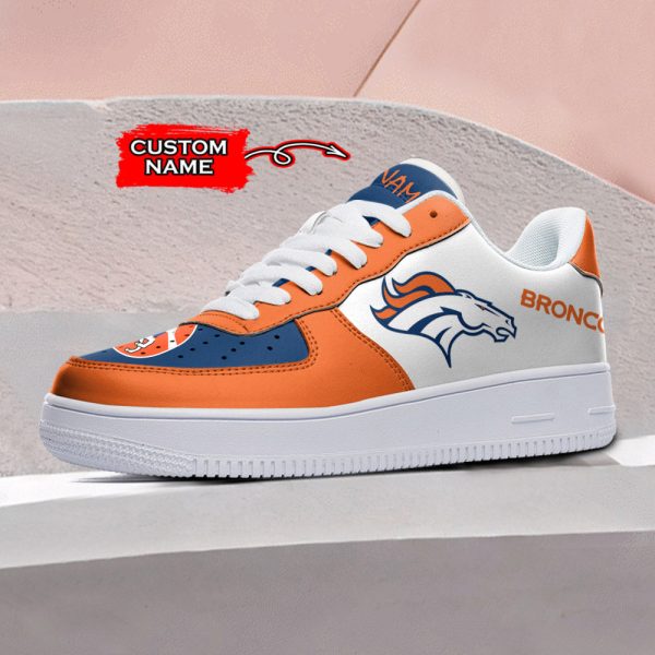 Denver Broncos NFL Air Low-Top Sneakers Shoes For Men And Women - Image 2
