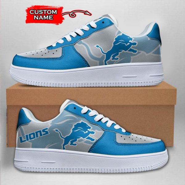 Detroit Lions NFL Air Low-Top Sneakers Shoes For Men And Women