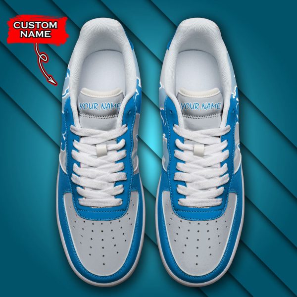 Detroit Lions NFL Air Low-Top Sneakers Shoes For Men And Women - Image 4