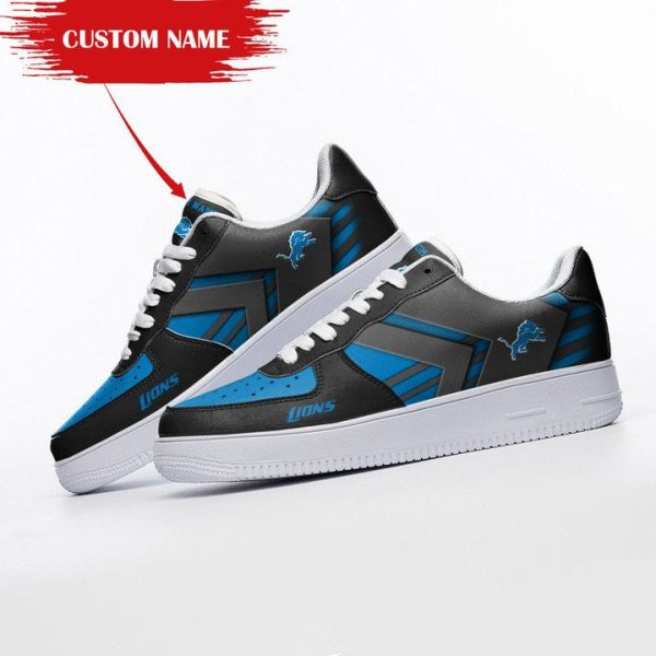 Detroit Lions NFL Air Low-Top Sneakers Shoes For Men And Women - Image 2