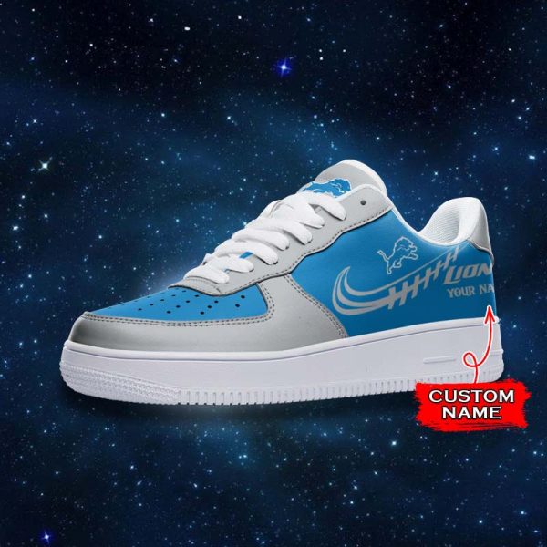 Detroit Lions NFL Air Low-Top Sneakers Shoes For Men And Women - Image 2