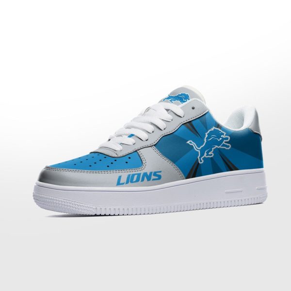 Detroit Lions NFL Air Low-Top Sneakers Shoes For Men And Women - Image 2