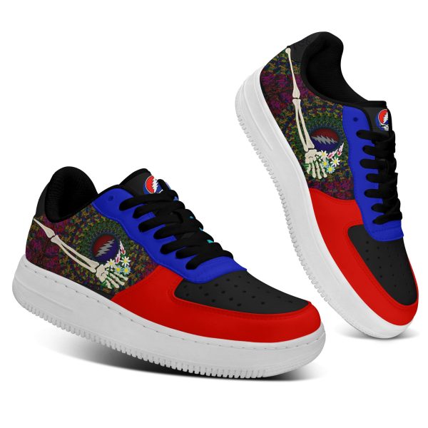 Greatful Dead Air Low-Top Sneakers Shoes For Men And Women - Image 3