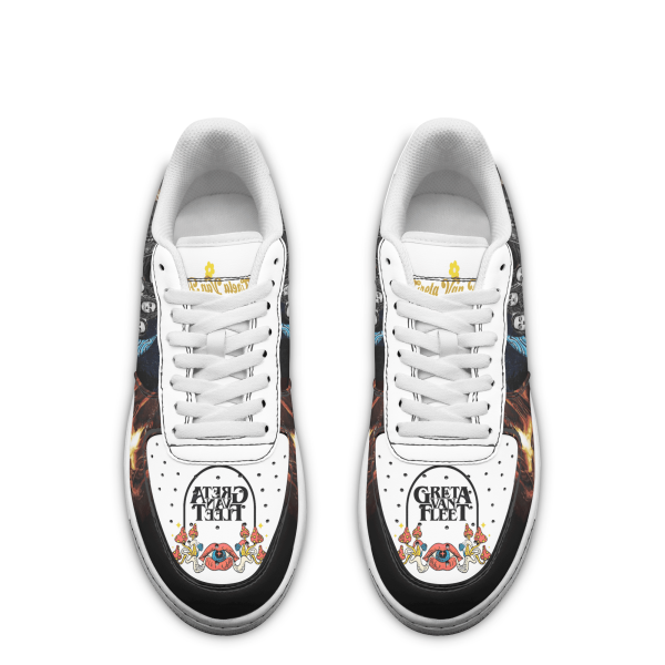 Greta Van Fleet Air Low-Top Sneakers Shoes For Men And Women - Image 3