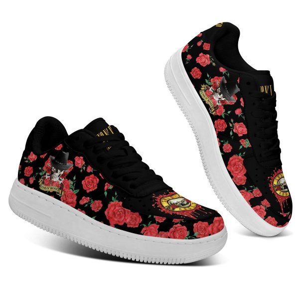Guns N' Roses Air Low-Top Sneakers Shoes For Men And Women - Image 2