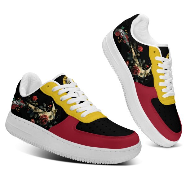Guns N' Roses Air Low-Top Sneakers Shoes For Men And Women - Image 4