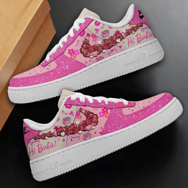 Hi Barbie Air Low-Top Sneakers Shoes For Men And Women - Image 2