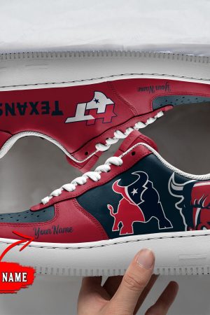 Houston Texans NFL Air Low-Top Sneakers Shoes For Men And Women