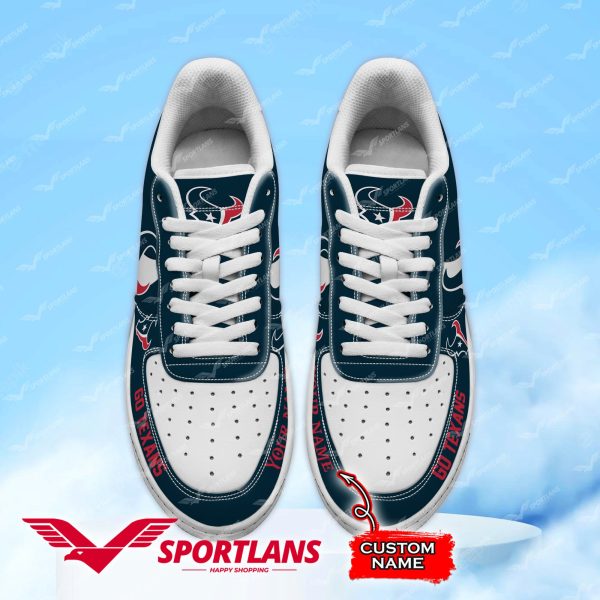 Houston Texans NFL Air Low-Top Sneakers Shoes For Men And Women - Image 2