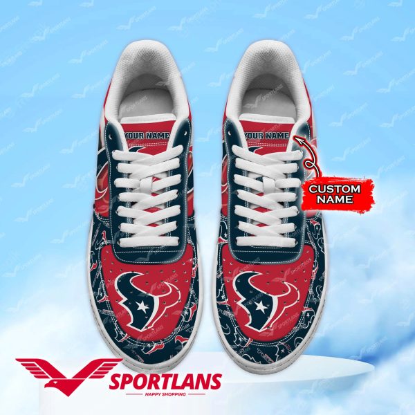 Houston Texans NFL Air Low-Top Sneakers Shoes For Men And Women - Image 2