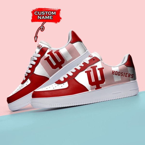 Indiana Hoosiers NCAA Air Low-Top Sneakers Shoes For Men And Women - Image 3