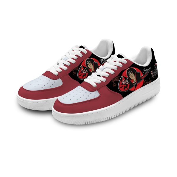 Itachi Uchiha Air Low-Top Sneakers Shoes For Men And Women - Image 5