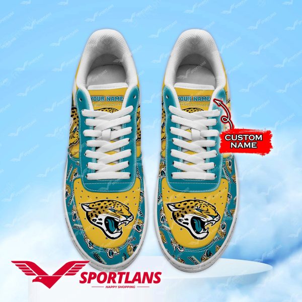 Jacksonville Jaguars NFL Air Low-Top Sneakers Shoes For Men And Women - Image 2