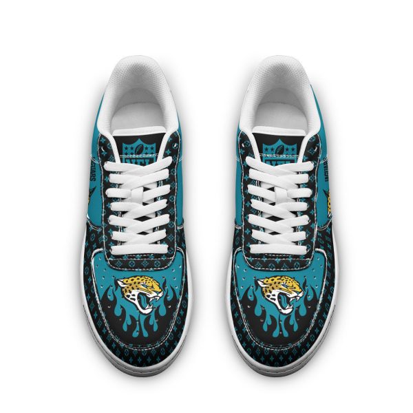 Jacksonville Jaguars NFL Air Low-Top Sneakers Shoes For Men And Women - Image 2