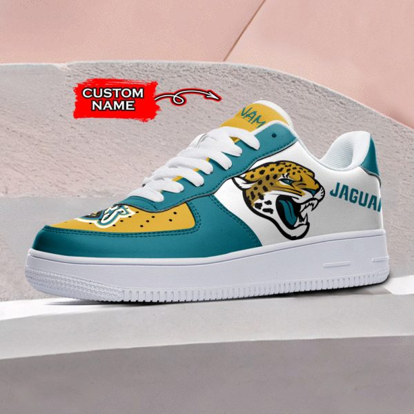 Jacksonville Jaguars NFL Air Low-Top Sneakers Shoes For Men And Women - Image 2
