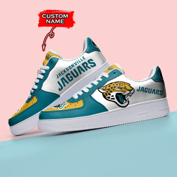 Jacksonville Jaguars NFL Air Low-Top Sneakers Shoes For Men And Women - Image 3