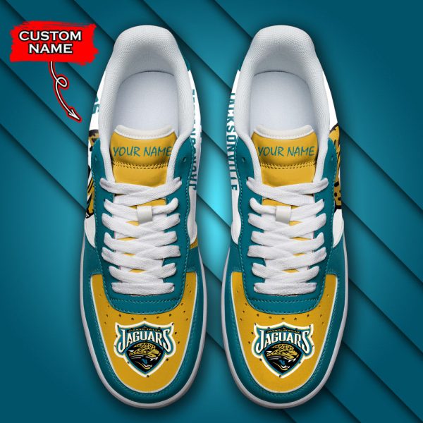 Jacksonville Jaguars NFL Air Low-Top Sneakers Shoes For Men And Women - Image 4