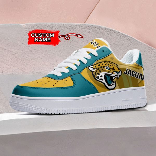 Jacksonville Jaguars NFL Air Low-Top Sneakers Shoes For Men And Women - Image 2