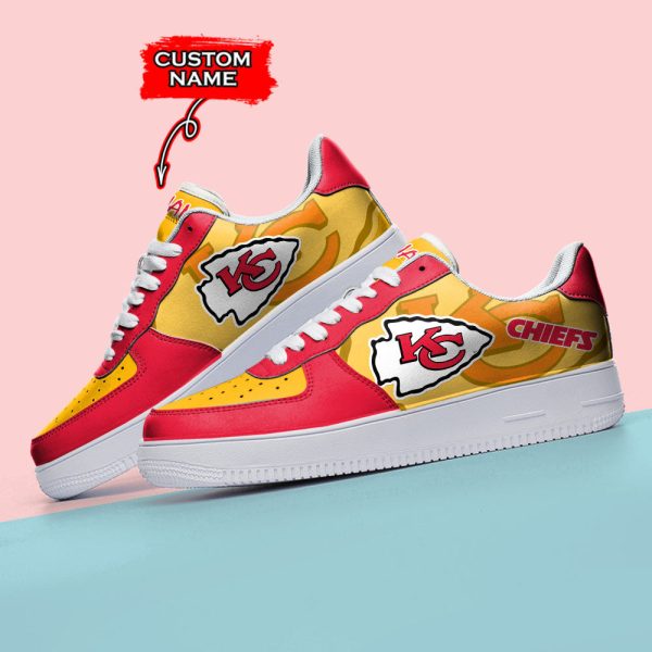 Kansas City Chiefs NFL Air Low-Top Sneakers Shoes For Men And Women - Image 3