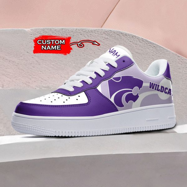 Kansas State Wildcats NCAA Air Low-Top Sneakers Shoes For Men And Women - Image 2