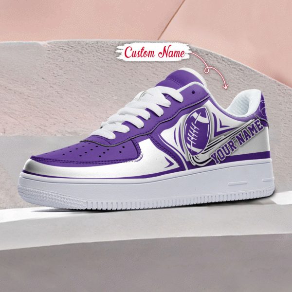 Kansas State Wildcats NCAA Air Low-Top Sneakers Shoes For Men And Women - Image 3