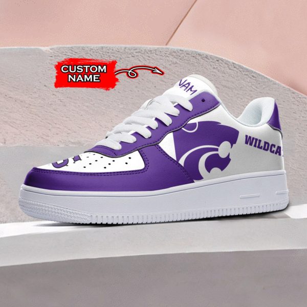 Kansas State Wildcats NCAA Air Low-Top Sneakers Shoes For Men And Women - Image 2