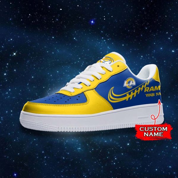 Los Angeles Rams NFL Air Low-Top Sneakers Shoes For Men And Women - Image 2