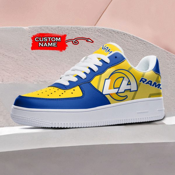 Los Angeles Rams NFL Air Low-Top Sneakers Shoes For Men And Women - Image 2