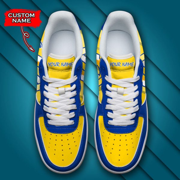 Los Angeles Rams NFL Air Low-Top Sneakers Shoes For Men And Women - Image 4